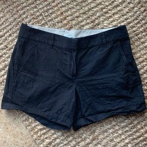 J. Crew black khakis shorts! Size 4.